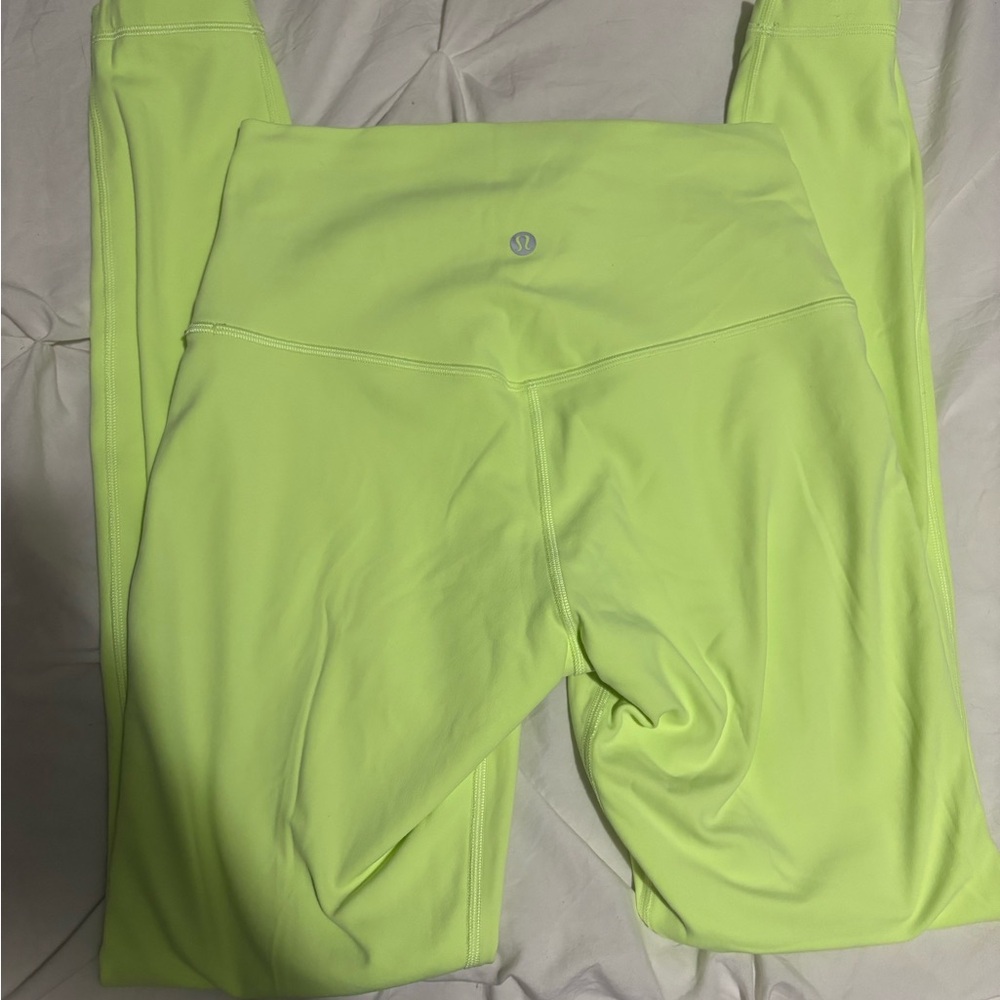 Lululemon Athletica Neon Green Leggings